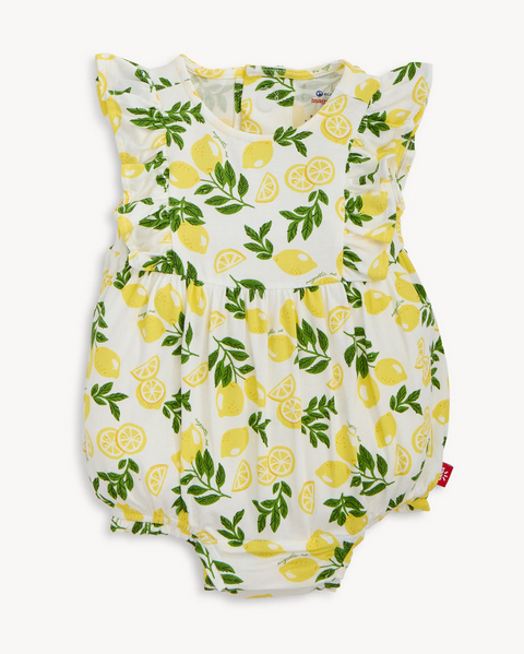 Simply The Zest Magnetic Ruffle Bubble Romper