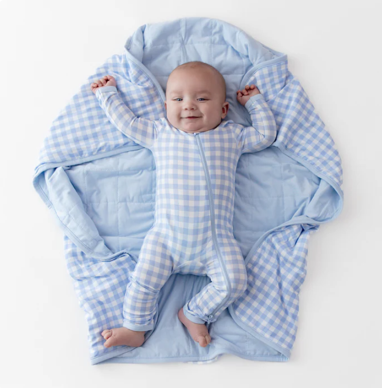 Baby Blanket // Gingham Breeze