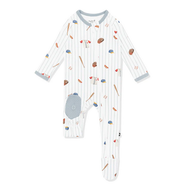 Zippered Footie // Home Run