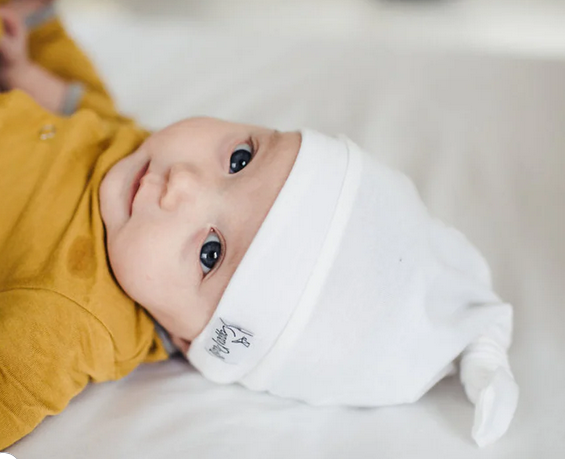 Dove Top Knot Hat