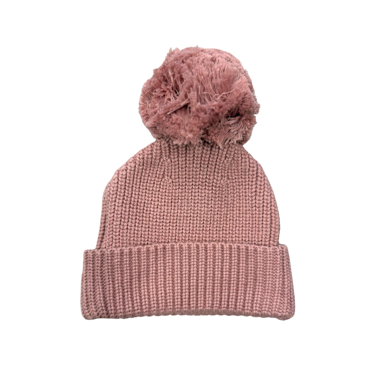 Knit Pom Hat //  Rose