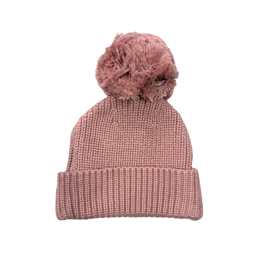 Knit Pom Hat //  Rose