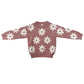 Knit Sweater // Rose Daisies