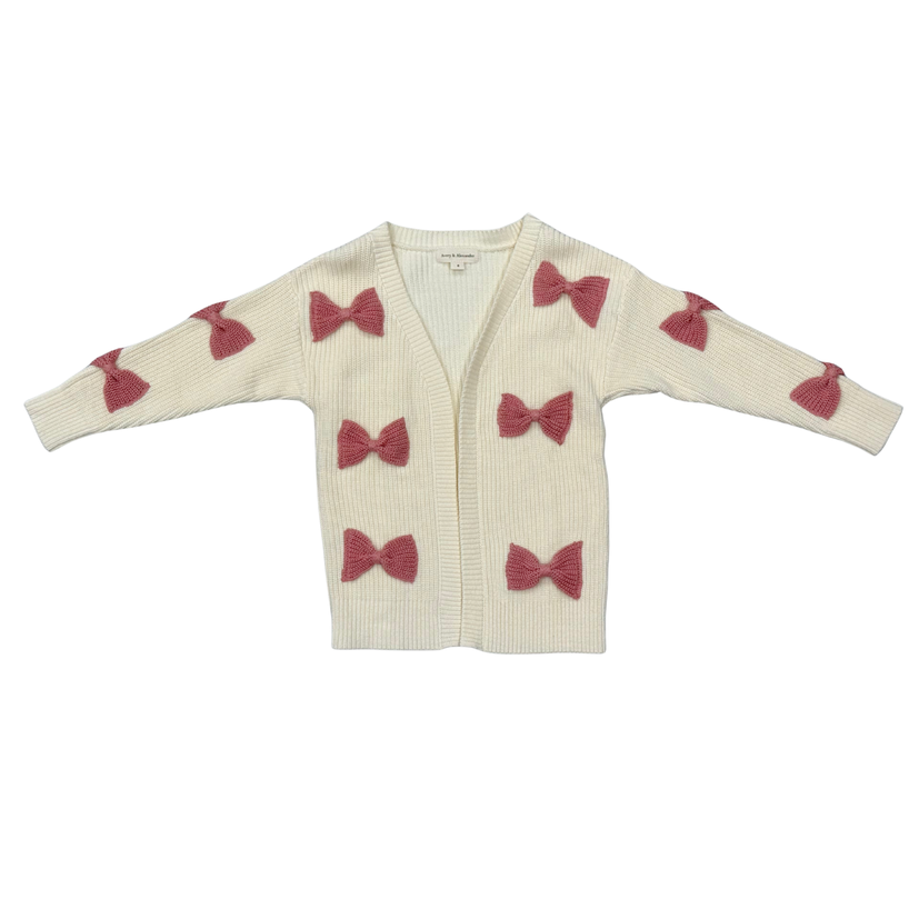 Bow Cardigan// Wild Rosewood
