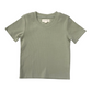 Green t-shirt on a white background