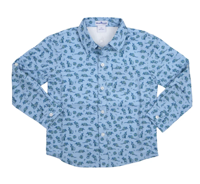 Chambray Dillo Long Sleeve Shirt