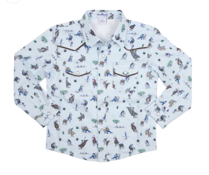 Rodeo Pearl Snap Long Sleeve Shirt