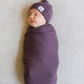 Top Knot Hat // Plum