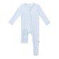 Zippered Footie // Gingham Breeze