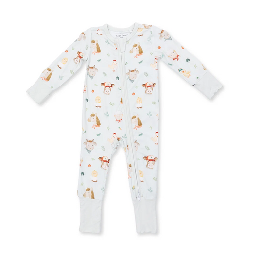 Baby Farm Faces - Convertible Romper