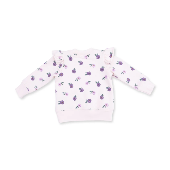 Violetta Floral Ruffle Sweatshirt and Legging