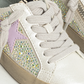 Paula Mini Iridescent Glitter Star Sneakers