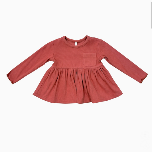 Peplum Set // Dusty Cedar