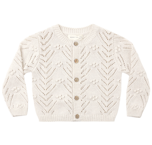 Knit Cardigan // Heathered Oatmeal