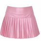 Shimmer Mini Pleat Skort // Pink