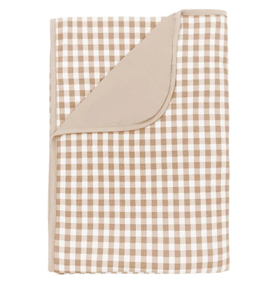 Toddler Blanket 1.0 Tog // Gingham Bisque