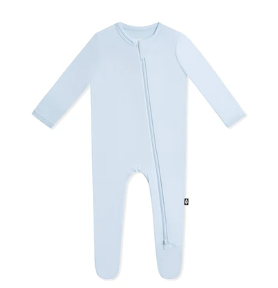 Zippered Footie // Breeze