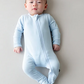 Zippered Footie // Breeze