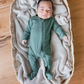 Zippered Footie // Pine
