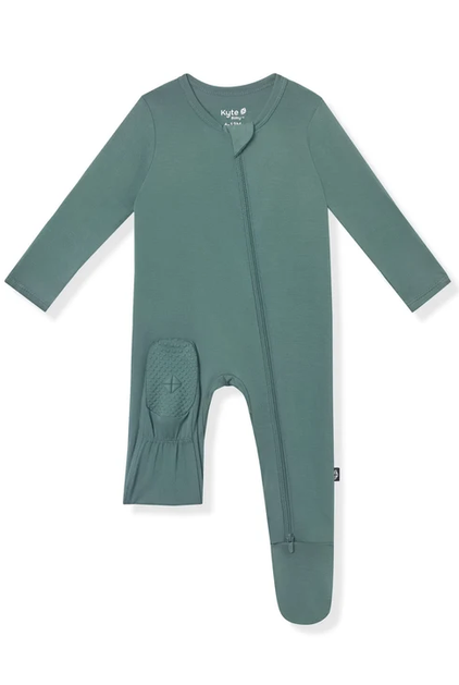 Zippered Footie // Pine