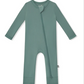 Bamboo Zipper Coverall // Pine