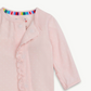 Pin Dot Pink Ruffle Footie