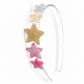 Stars Pink Glitter Headband