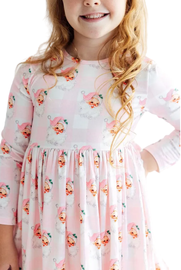 Storybook Santa L/S Twirl Dress