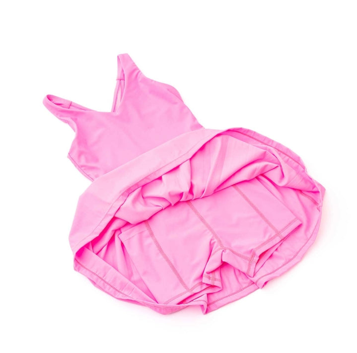 Pleated Active Dress // Pink