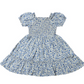 Dehlia Dress // Blue Meadow Flowers