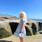 Dehlia Dress // Blue Meadow Flowers