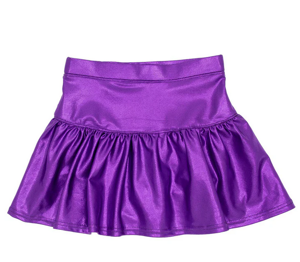 Gathered Skort // Purple Shimmer