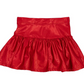 Gathered Skort // Red Shimmer