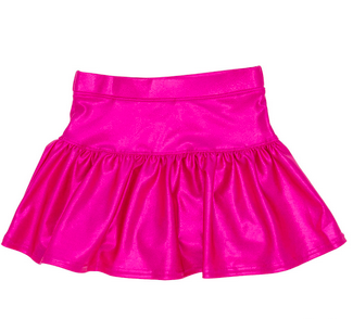 Gathered Skort // Hot Pink Shimmer