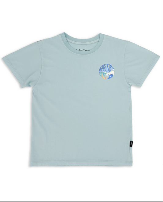 Lost in Paradise Graphic Tee // Mint