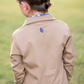 Khaki 1/4 Zip Pullover