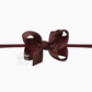 1/4" NYLON PANTYHOSE HEADBAND W/SIGNATURE GROSGRAIN BOW