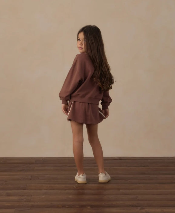 Sports Sweatshirt Set // Mulberry