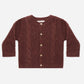 Knit Cardigan // Black Cherry