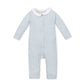 Organic Peter Pan Sweater Romper // Blue