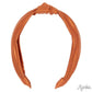 Top Knot Headband // Burnt Orange