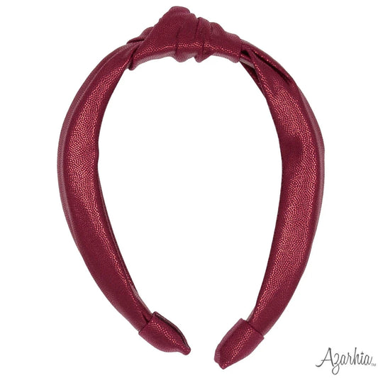 Top Knot Headband // Maroon