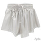 Shimmer Butterfly Short // Silver