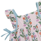 Ailee Dress Set // Pink Dewdrop Block Print
