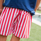 Boys Buggie Board Swim Trunks // Watermelon Stripe