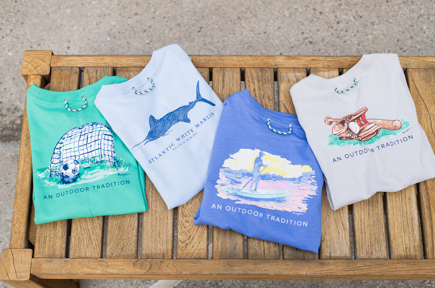 Marine Green Short Sleeve Cotton Tshirt // Soccer