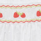 Red & White Strawberry Sunsuit
