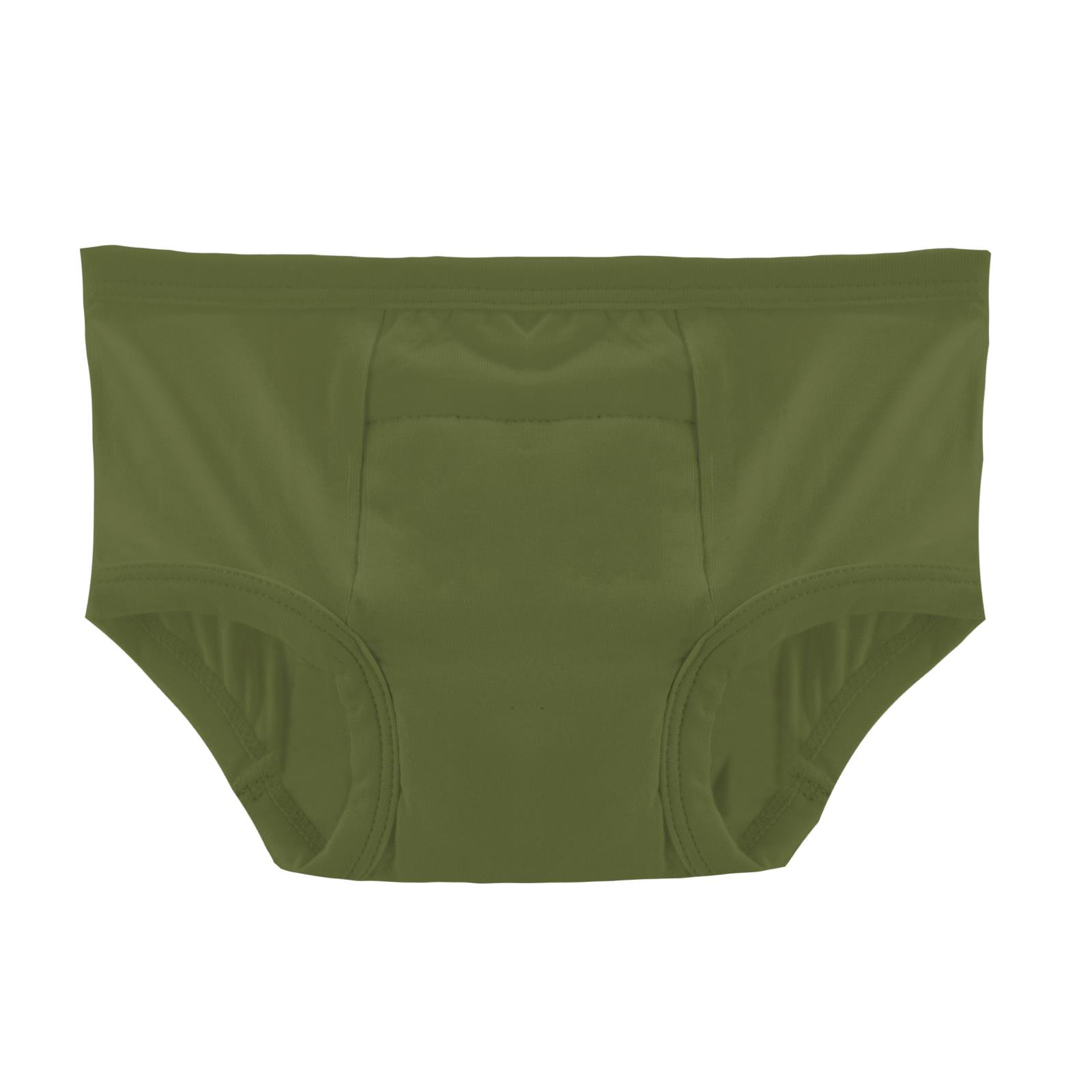 Green kid's underwear 