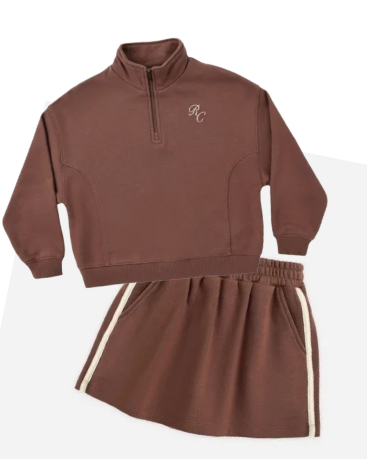 Sports Sweatshirt Set // Mulberry