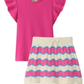 Strawberry Moon Stripes Skirt Set